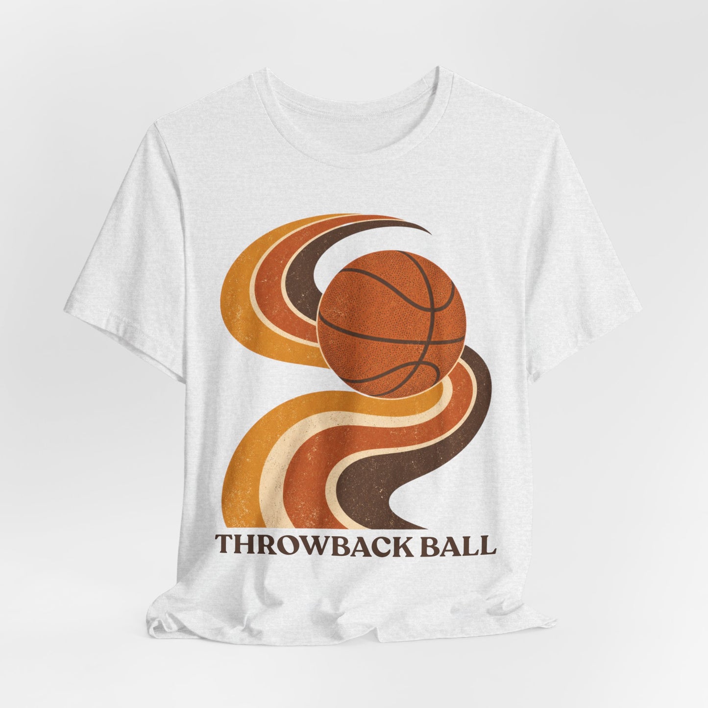 Retro Throwback Ball Basketball T-Shirt | Vintage Vibes Tee | Perfect Gift