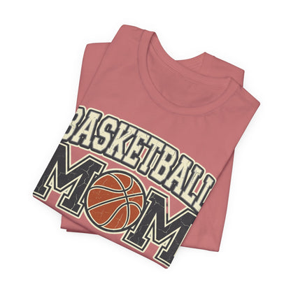 Basketball Mom Vintage Tee | Retro Ball Graphic T-Shirt | Perfect Gift for Hooper Parents