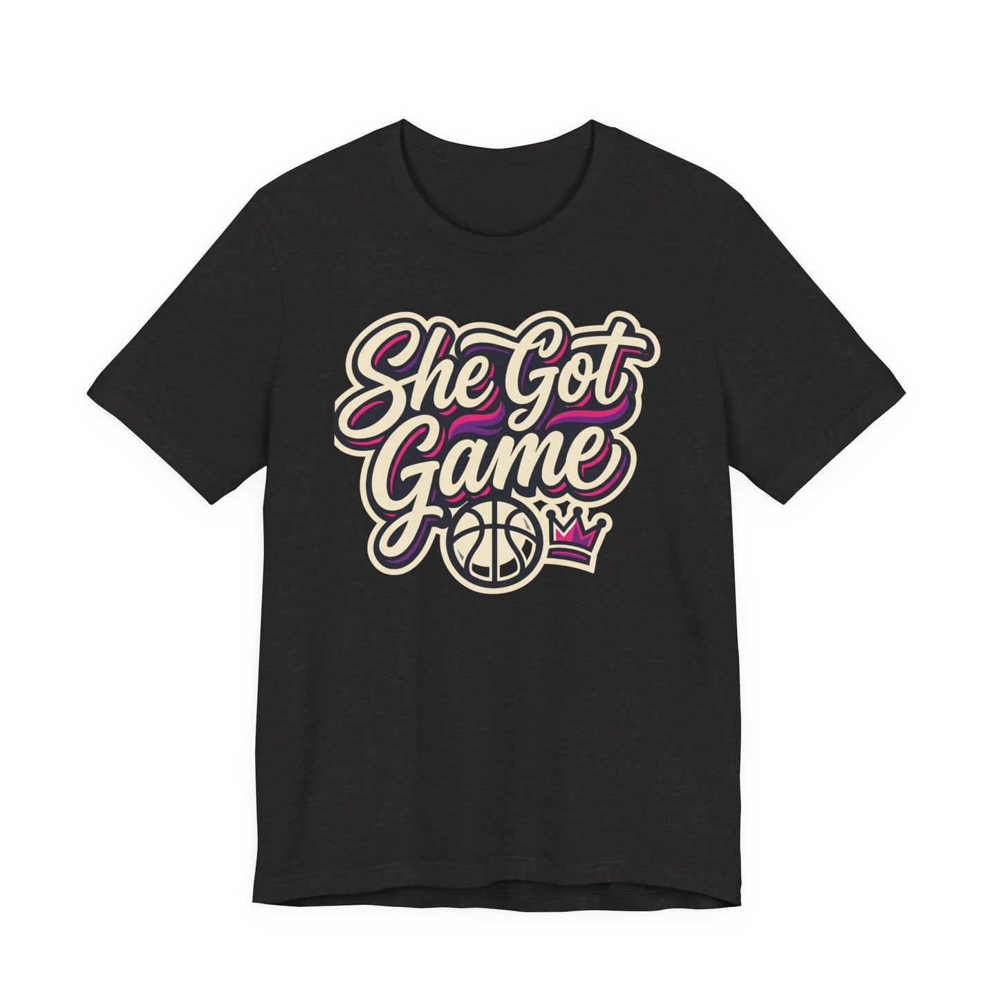 She Got Game Basketball T-Shirt | Women's Hoops Tee | Perfect Gift for Female Players