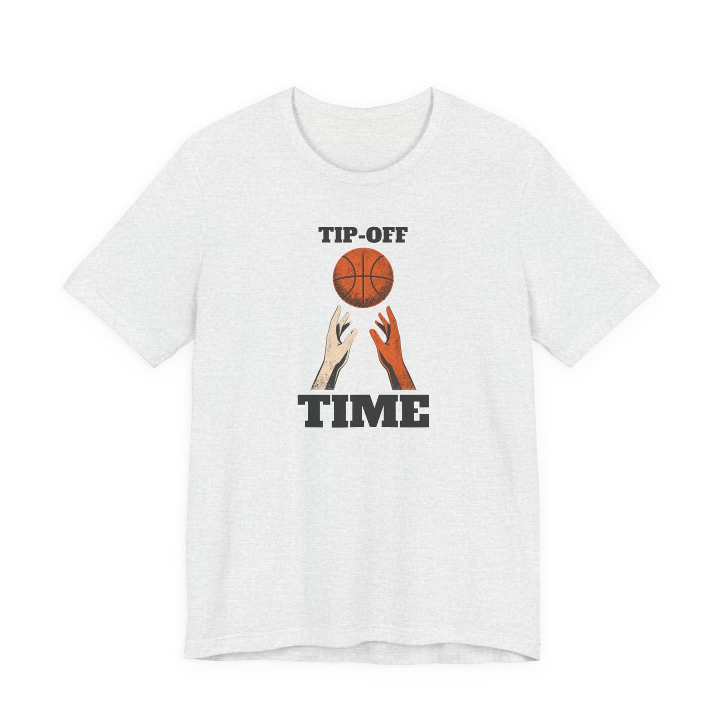 Tip-Off Time Basketball T-Shirt | Gameday Hands Tee | Perfect for Hoopers
