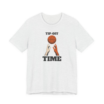 Tip-Off Time Basketball T-Shirt | Gameday Hands Tee | Perfect for Hoopers