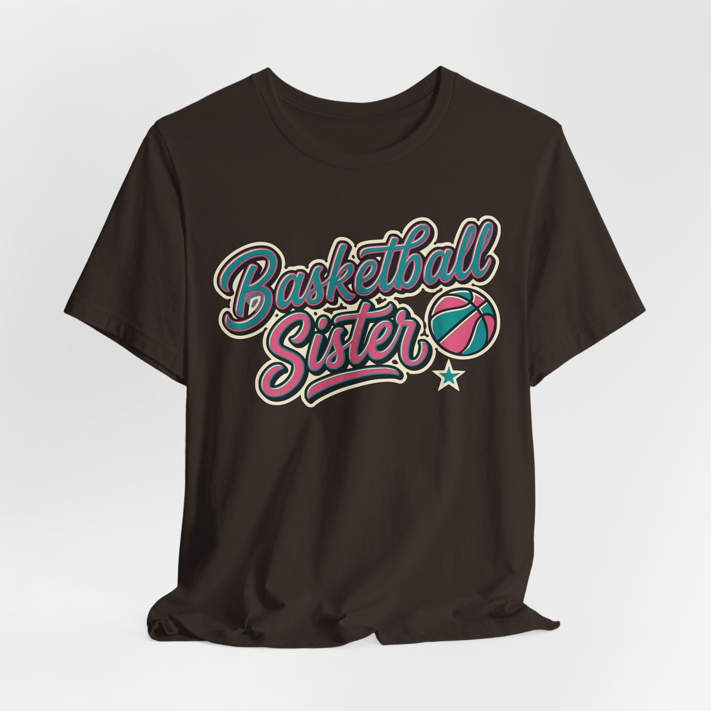 Basketball Sister Retro T-Shirt | Hooperin Tee | Perfektes Geschenk