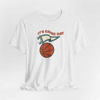 It's Gameday Basketball T-Shirt | Pennant Flag Tee | Perfect Gift for Hoopers