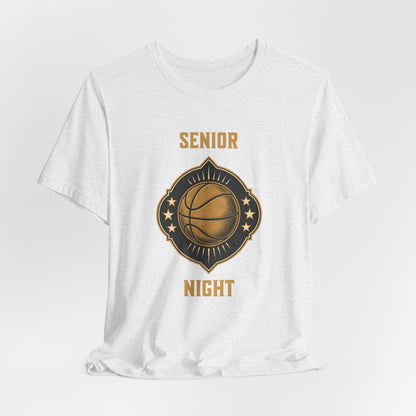 Senior Night Basketball T-Shirt | Gold & Black Hooper Tee | Perfect Gift