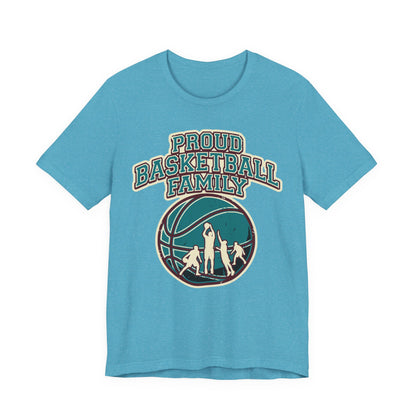 Proud Basketball Family T-Shirt | Vintage Hooper Tee | Perfect Gift for Players
