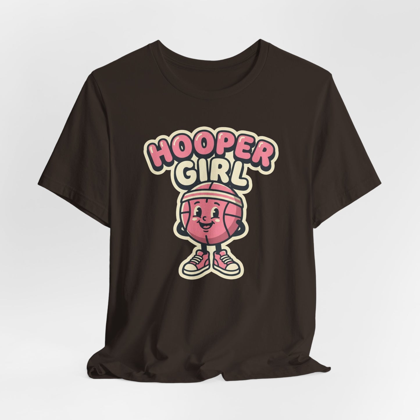 Hooper Girl Basketball T-Shirt | Retro Cartoon Tee | Perfect Gift for Female Players