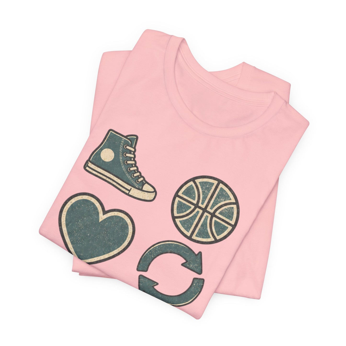 Live Hoop Repeat Basketball T-Shirt | Vintage Hooper Tee | Perfect Gift for Court Players