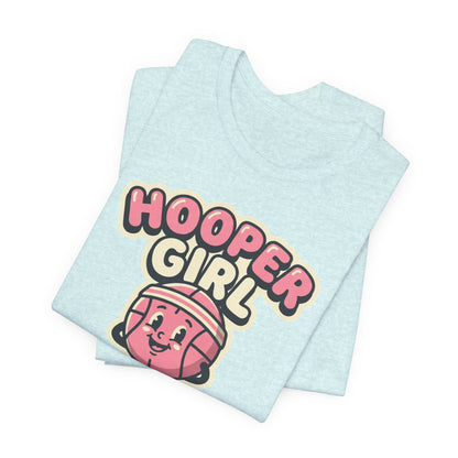 Hooper Girl Basketball T-Shirt | Retro Cartoon Tee | Perfect Gift for Female Players