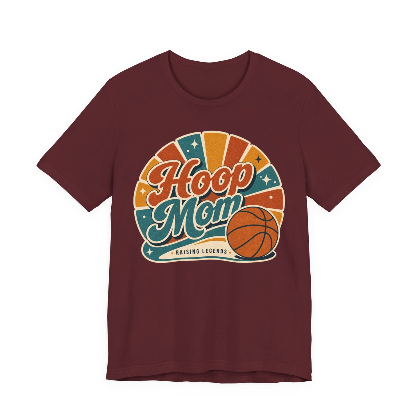 Hoop Mom Raising Legends Basketball T-Shirt | Retro Tee | Perfektes Geschenk