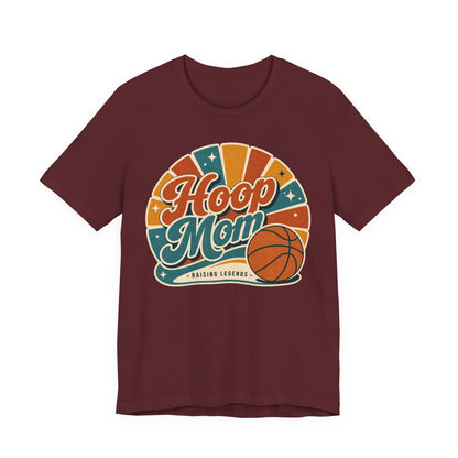 Hoop Mom Raising Legends Basketball T-Shirt | Retro Tee | Perfect Gift for Basketball Moms