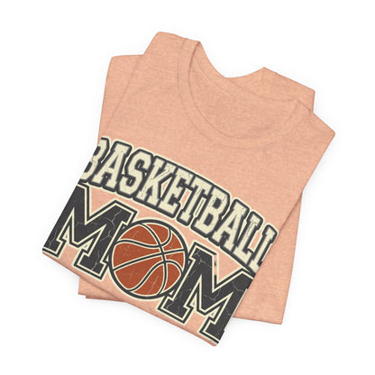 Basketball Mom Vintage Tee | Retro Ball Graphic T-Shirt | Perfect Gift for Hooper Parents