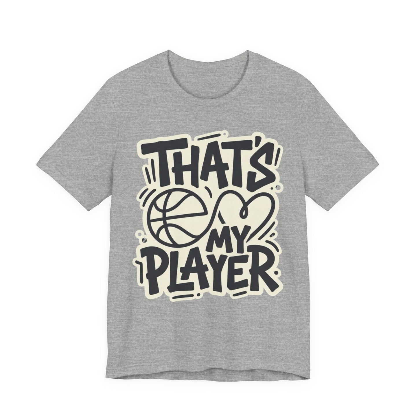 That's My Player Basketball T-Shirt | Stolzes Eltern Tee | Perfektes Geschenk