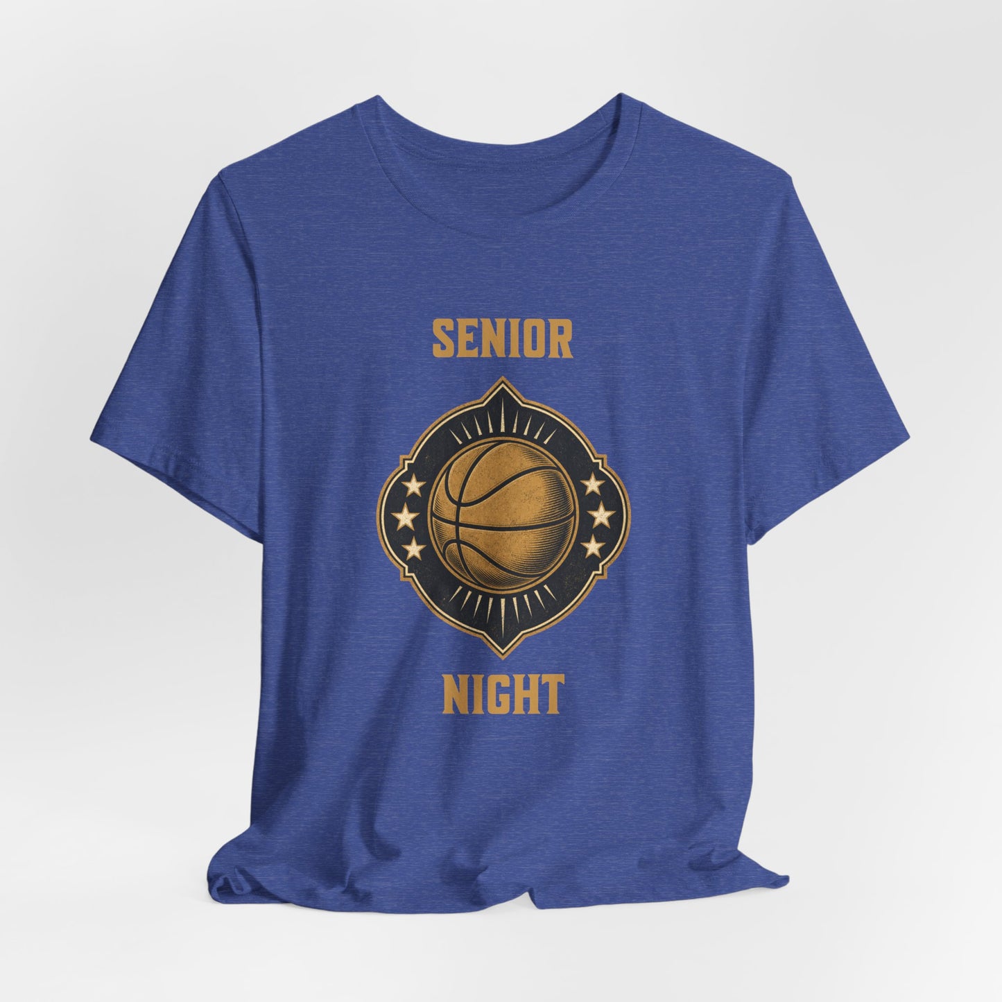 Senior Night Basketball T-Shirt | Gold & Black Hooper Tee | Perfect Gift