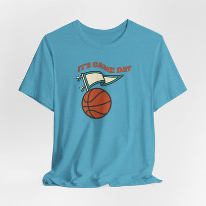 It's Gameday Basketball T-Shirt | Pennant Flag Tee | Perfect Gift for Hoopers