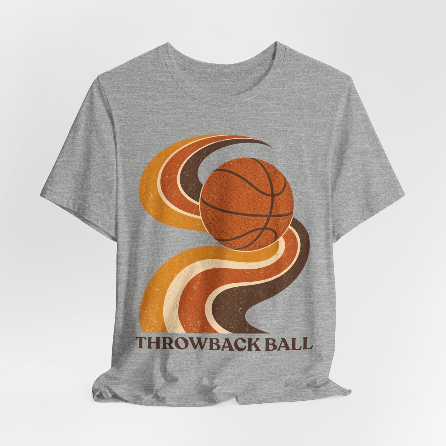 Retro Throwback Ball Basketball T-Shirt | Vintage Vibes Tee | Perfect Gift