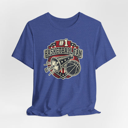 #1 Basketball Fan T-Shirt | Vintage Sports Tee | Perfect Gift for Hoopers