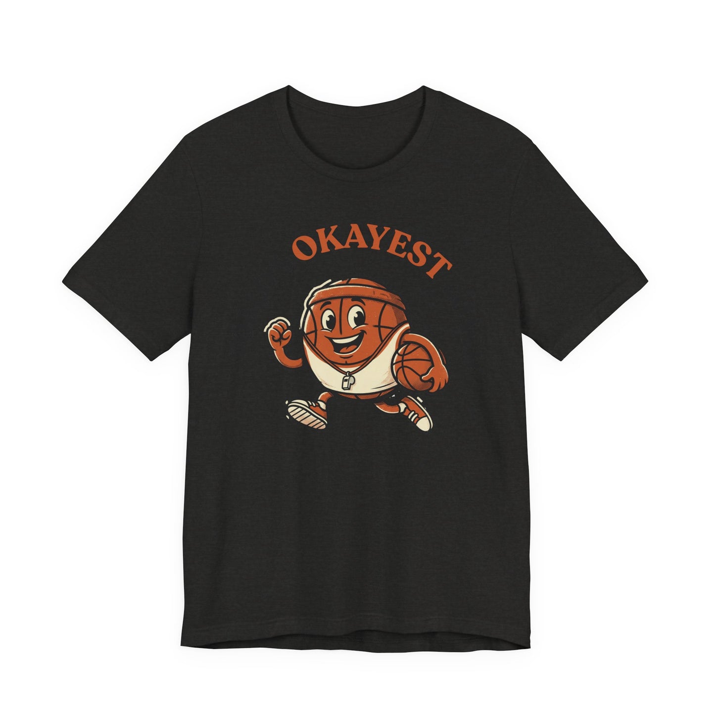 World's Okayest Coach Basketball T-Shirt | Funny Hooper Tee | Gift for Coaches