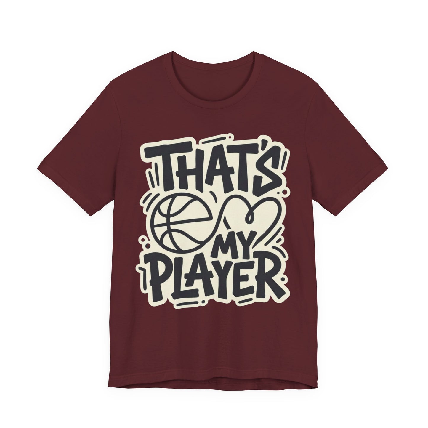 That's My Player Basketball T-Shirt | Stolzes Eltern Tee | Perfektes Geschenk