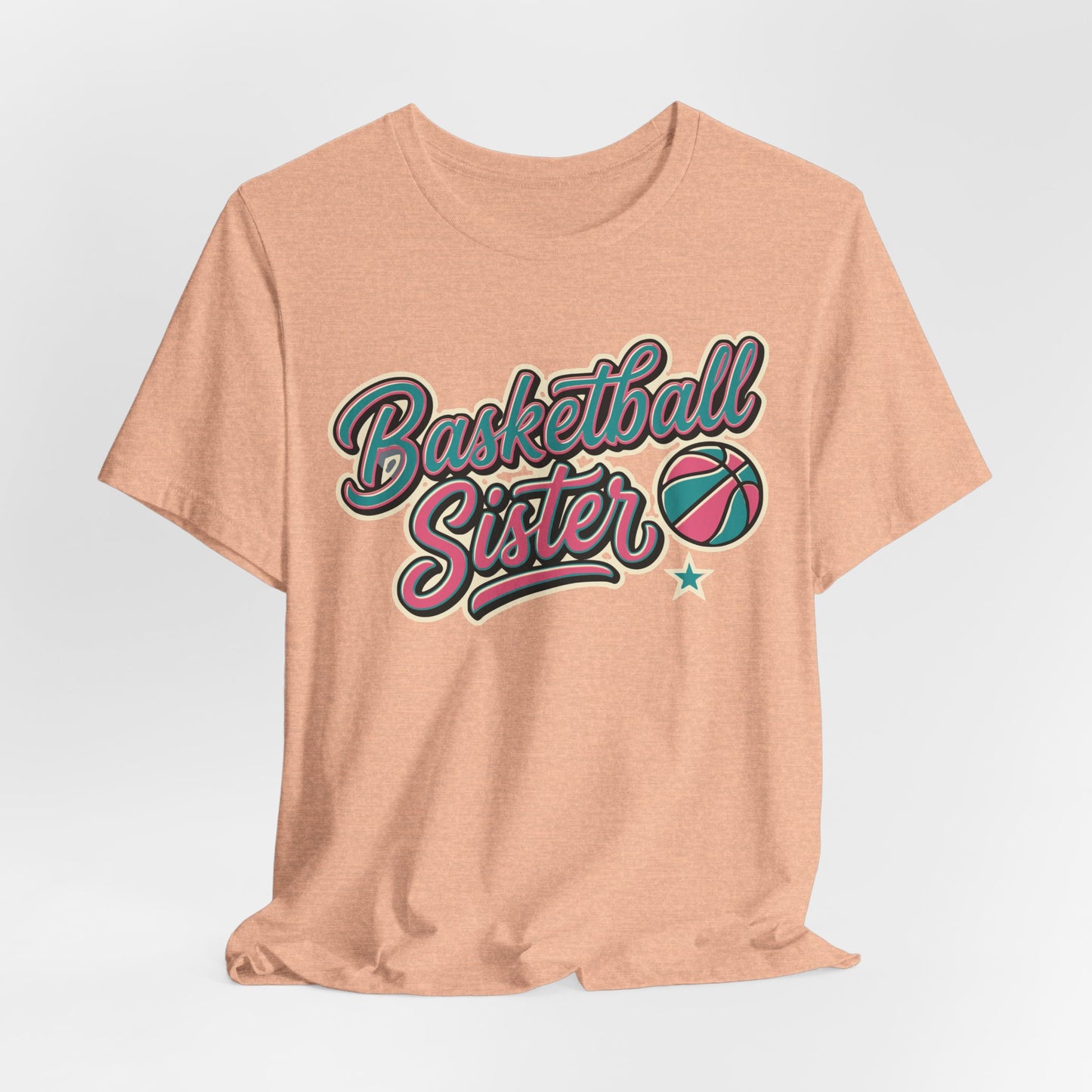 Basketball Sister Retro T-Shirt | Hooperin Tee | Perfektes Geschenk