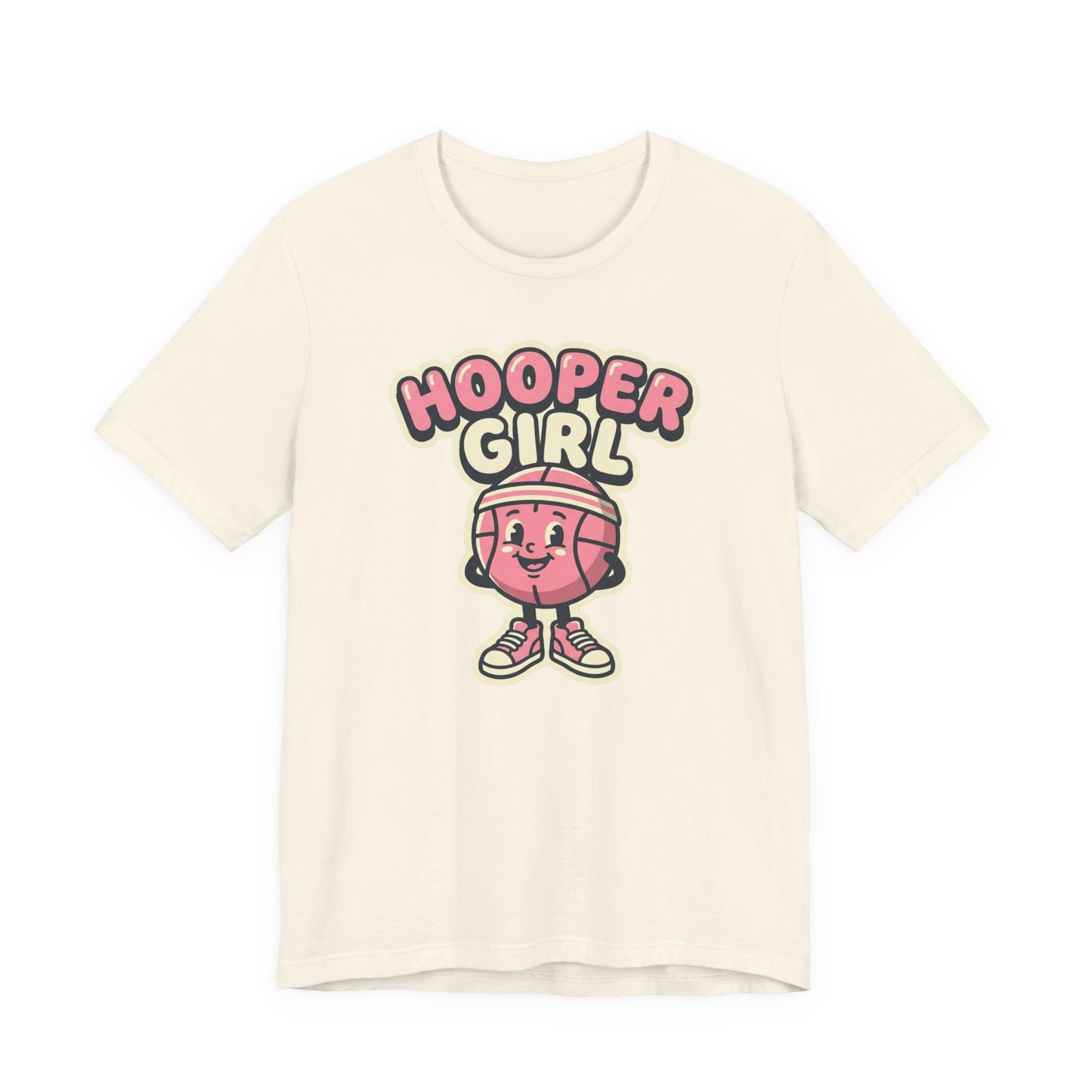 Hooper Girl Basketball T-Shirt | Retro Cartoon Tee | Perfect Gift for Female Players