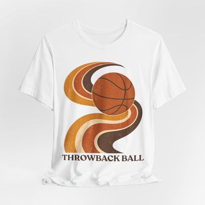 Retro Throwback Ball Basketball T-Shirt | Vintage Vibes Tee | Perfect Gift