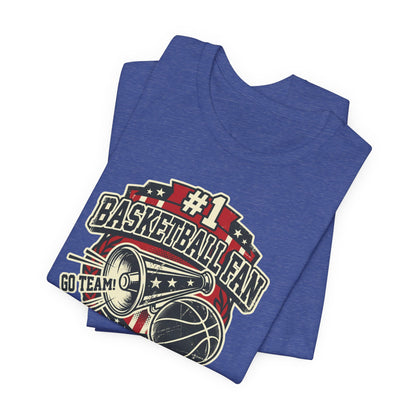 #1 Basketball Fan T-Shirt | Vintage Sports Tee | Perfect Gift for Hoopers