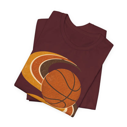 Retro Throwback Ball Basketball T-Shirt | Vintage Vibes Tee | Perfect Gift