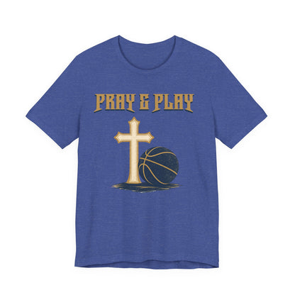 Pray and Play Basketball T-Shirt | Faith & Hoops Tee | Perfect Gift for Ballers