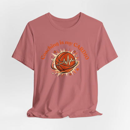 Coaching is My Cardio Basketball T-Shirt | Coach Tee | Perfect Gift