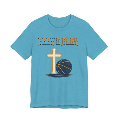 Pray and Play Basketball T-Shirt | Faith & Hoops Tee | Perfect Gift for Ballers