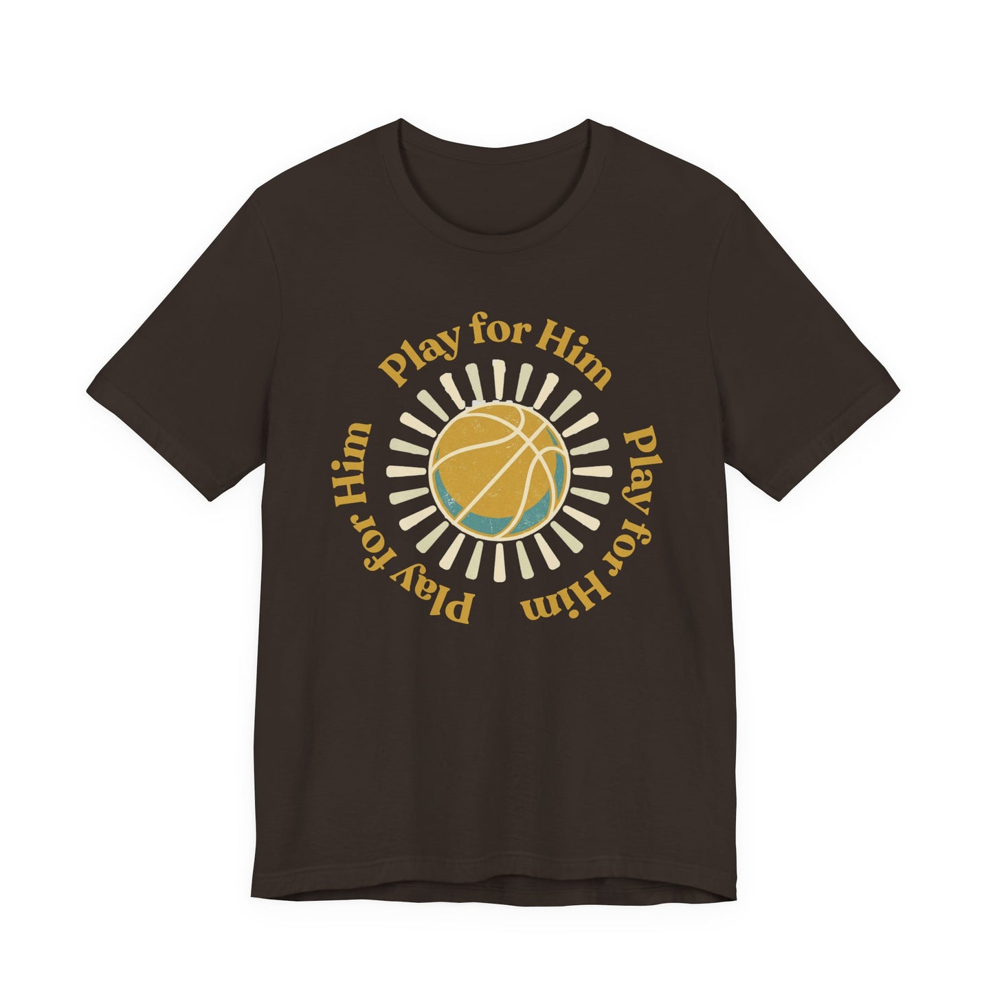 Play for Him Basketball T-Shirt | Faith-Inspired Hooper Tee | Perfect Gift