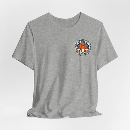 Basketball Dad Vintage T-Shirt | Coach Tee with Ball Graphic | Perfect Dad Gift