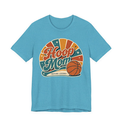 Hoop Mom Raising Legends Basketball T-Shirt | Retro Tee | Perfect Gift for Basketball Moms