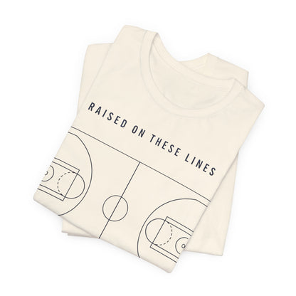 Home Court Basketball T-Shirt | Minimalist Basketball Court Map Tee | Premium Hoops Streetwear