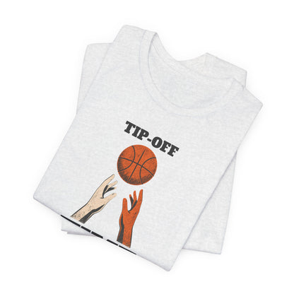 Tip-Off Time Basketball T-Shirt | Gameday Hands Tee | Perfect for Hoopers