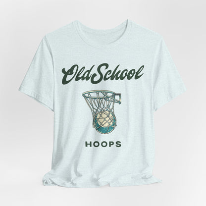 Old School Hoops Basketball T-Shirt | Retro Rim Tee | Perfect Gift for Ballers
