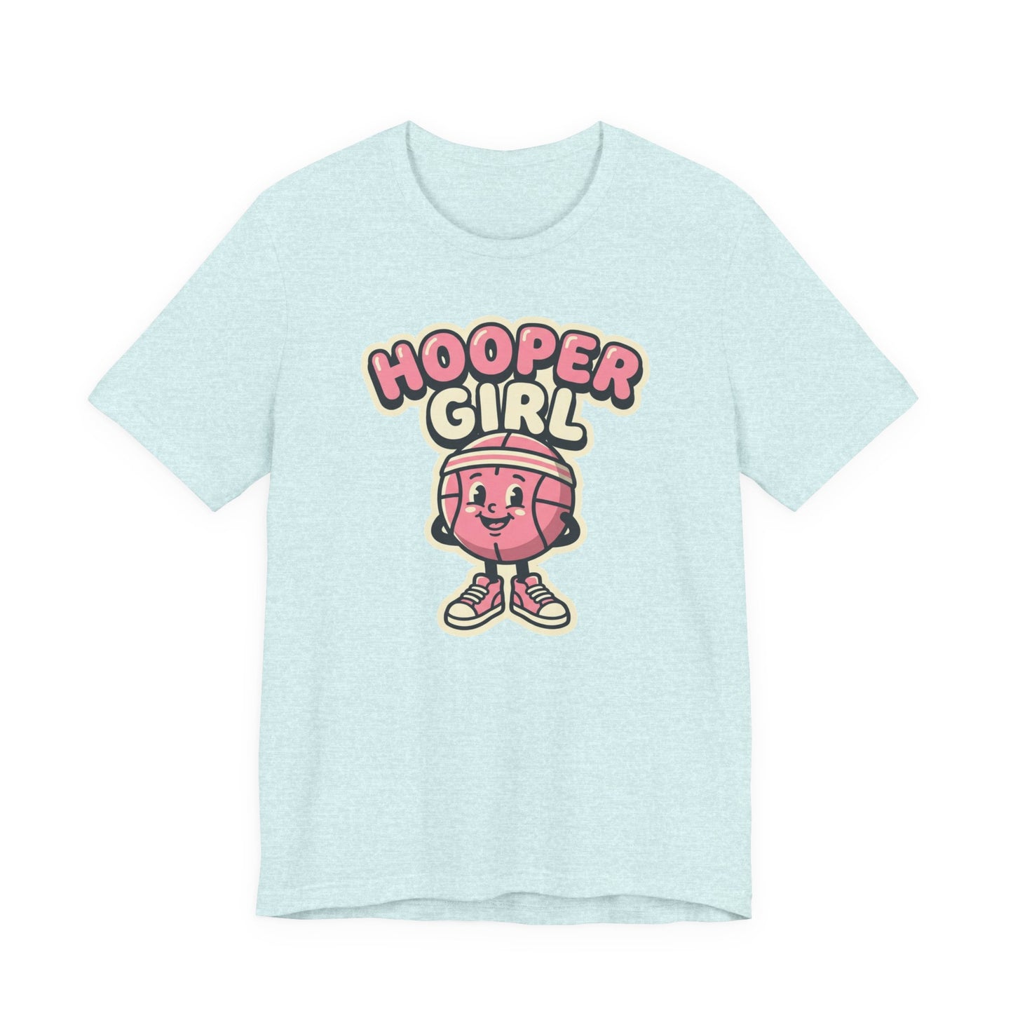 Hooper Girl Basketball T-Shirt | Retro Cartoon Tee | Perfect Gift for Female Players