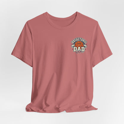 Basketball Dad Vintage T-Shirt | Coach Tee with Ball Graphic | Perfect Dad Gift