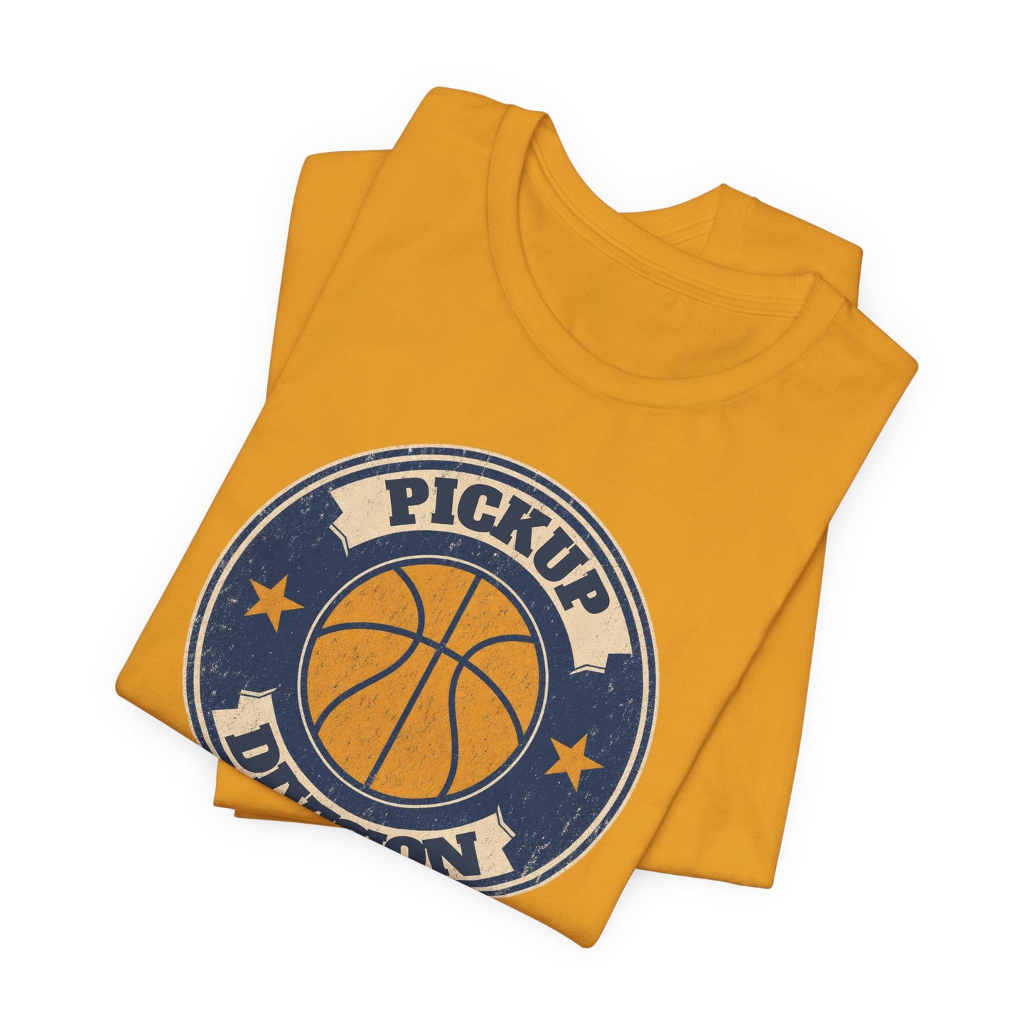 Pickup Division Retro Basketball T-Shirt | Vintage Badge Tee | Perfect Gift for Hoopers
