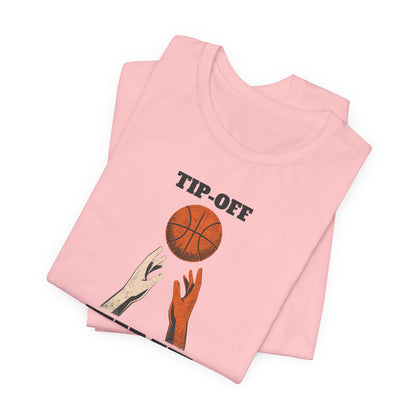Tip-Off Time Basketball T-Shirt | Gameday Hands Tee | Perfect for Hoopers