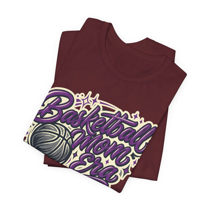 Basketball Mom Era T-Shirt | Purple Retro Tee | Perfect Gift for Basketball Moms