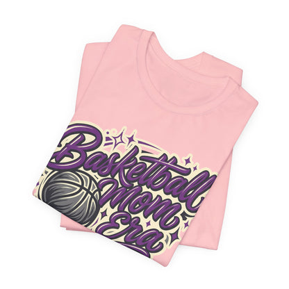 Basketball Mom Era T-Shirt | Purple Retro Tee | Perfect Gift for Basketball Moms