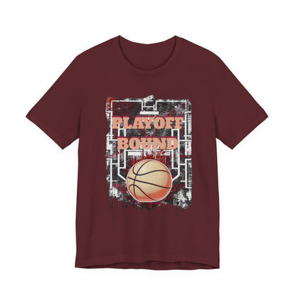 Playoff Bound Basketball T-Shirt | Gameday Court Tee | Perfect Gift for Hoopers