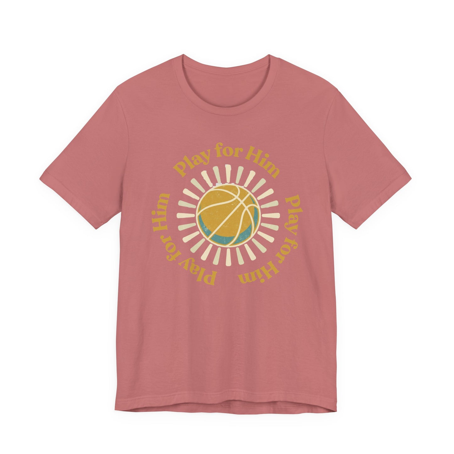 Play for Him Basketball T-Shirt | Faith-Inspired Hooper Tee | Perfect Gift