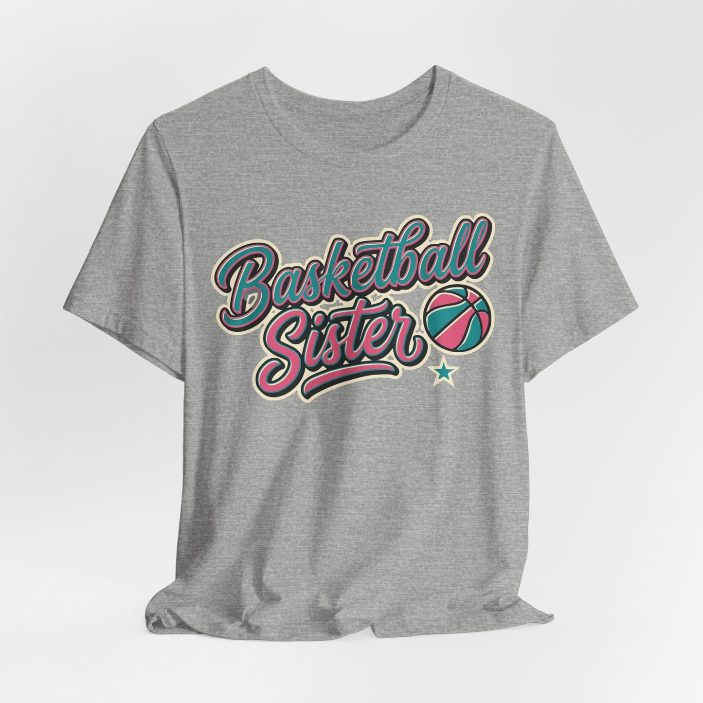 Basketball Sister Retro T-Shirt | Hooperin Tee | Perfektes Geschenk