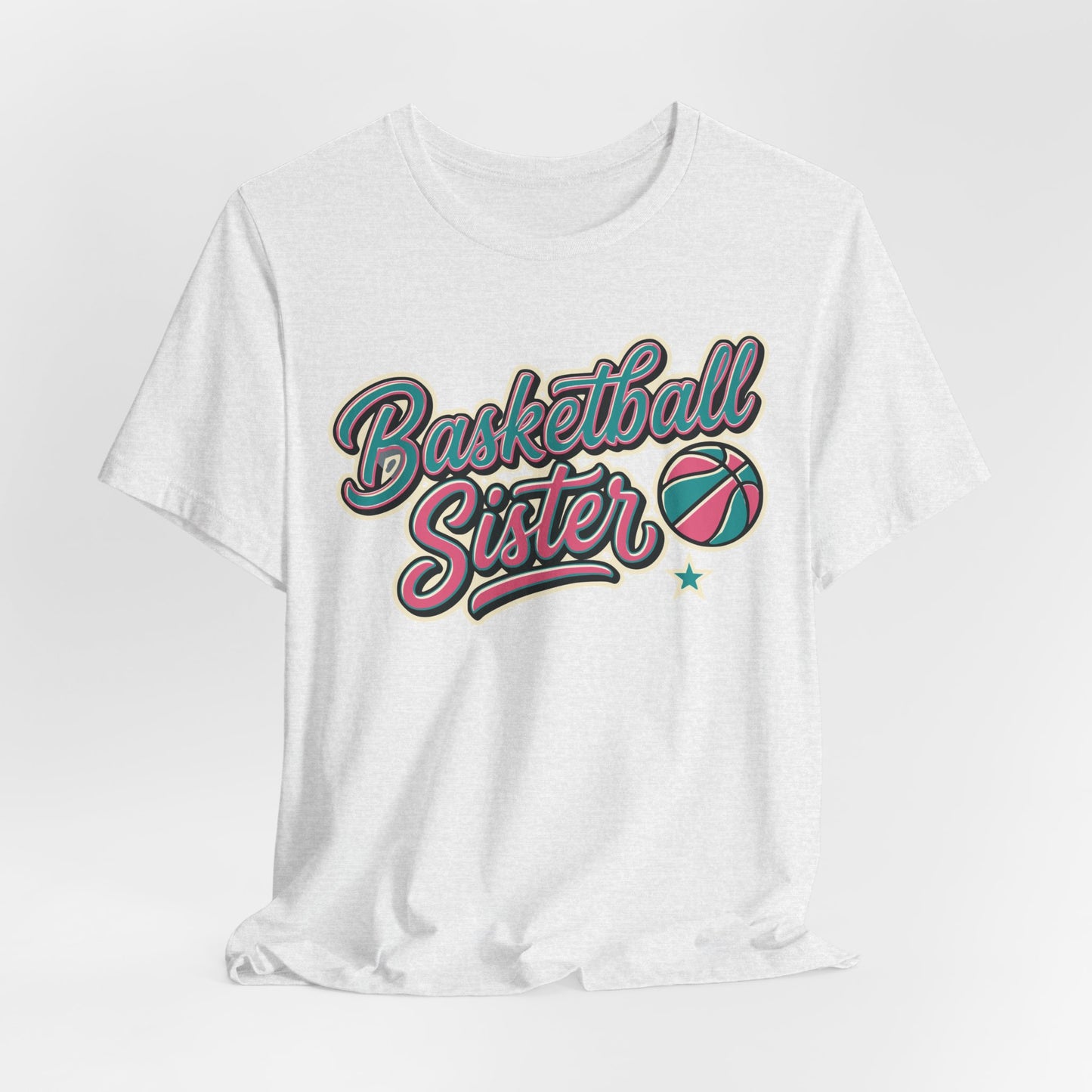 Basketball Sister Retro T-Shirt | Hooperin Tee | Perfektes Geschenk
