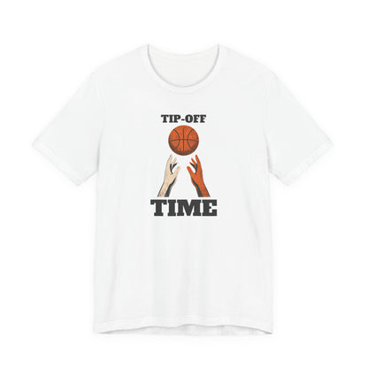 Tip-Off Time Basketball T-Shirt | Gameday Hands Tee | Perfect for Hoopers