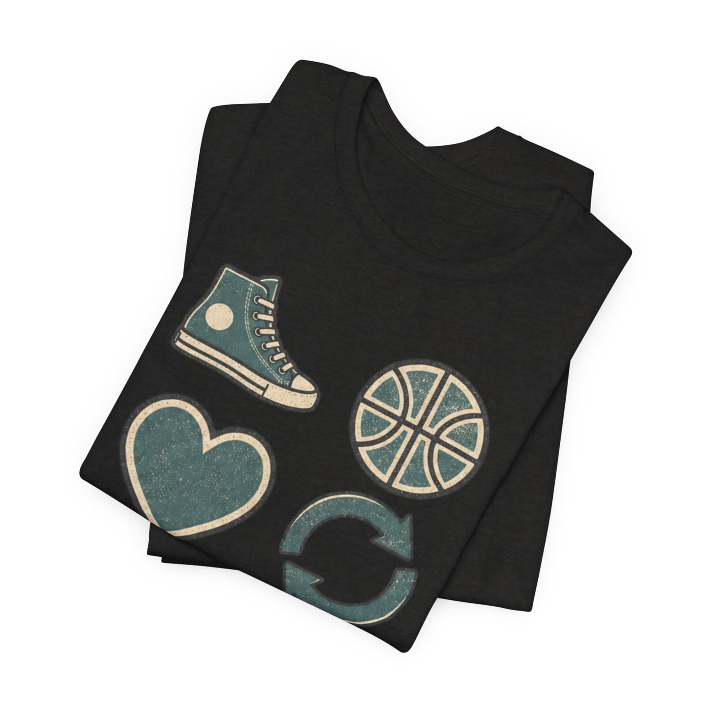 Live Hoop Repeat Basketball T-Shirt | Vintage Hooper Tee | Perfect Gift for Court Players