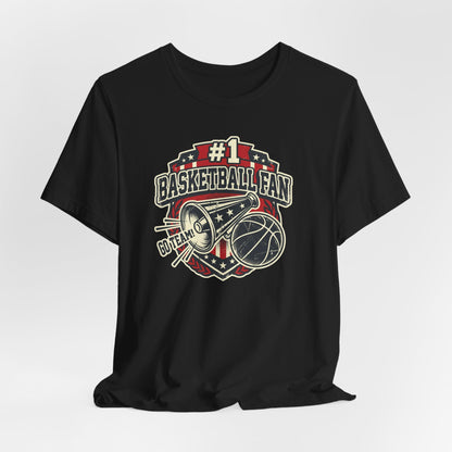 #1 Basketball Fan T-Shirt | Vintage Sports Tee | Perfect Gift for Hoopers