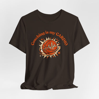 Coaching is My Cardio Basketball T-Shirt | Coach Tee | Perfect Gift